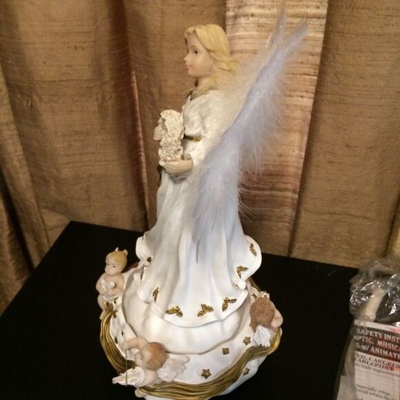 NIB NWT Christmas International Musical Lite Angel - Picture 3 of 8